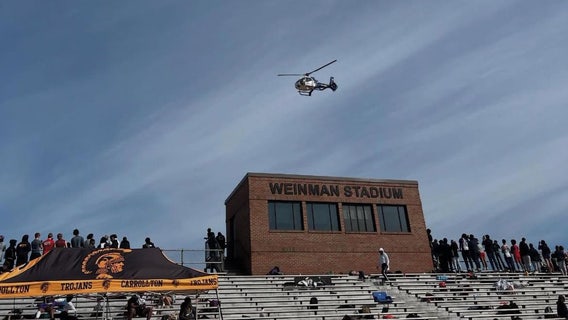 Woodstock High School runner hospitalized after getting hit by discus during track meet