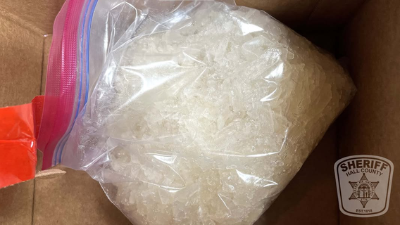 Gainesville man arrested after 2lbs. of meth found in car, officials say