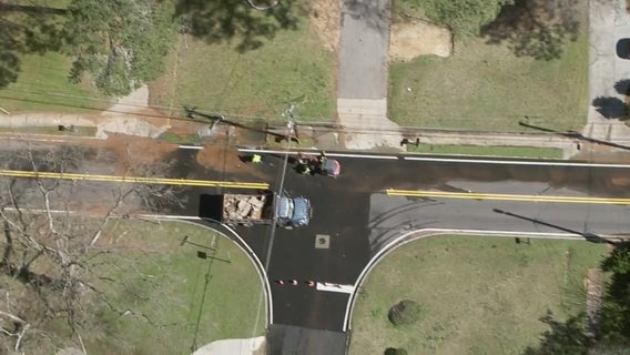 Water leak along Lindbergh Drive near Cheshire Bridge Road repaired