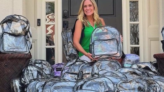 Gwinnett County mom collecting clear backpacks after district opts out
