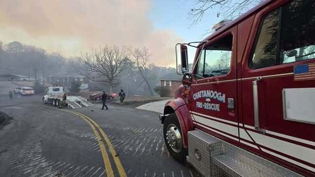 Train sparks multiple brush fires in NW Georgia county