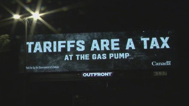 Anti-tariff billboards 'paid for by the Government of Canada' spotted in Georgia