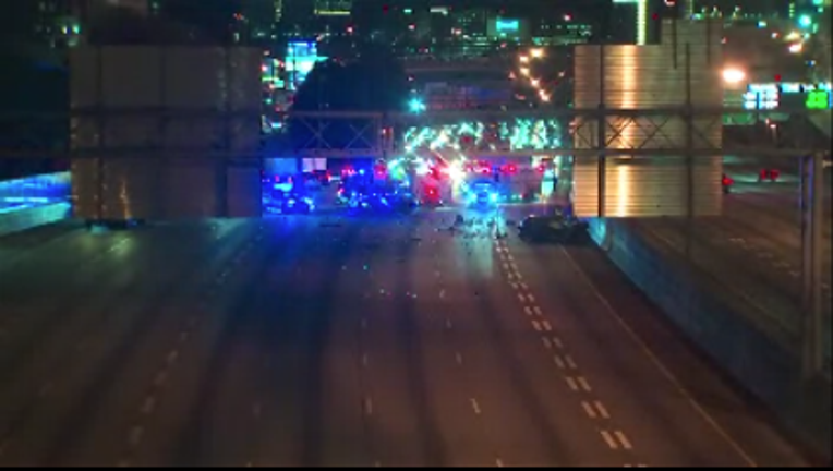 A wrong-way crash along the Downtown Connector caused hours of delays through Atlanta on March 7, 2025.