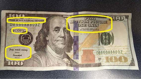 Police warn about fake money circulating around Kennesaw