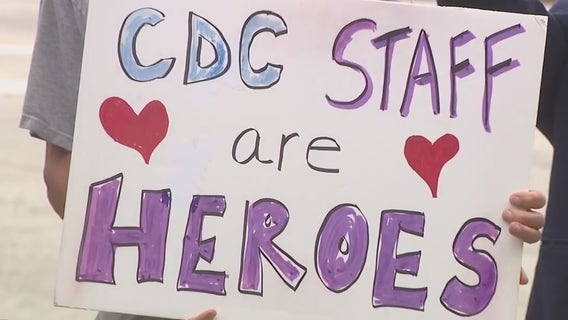 CDC job cut protests continue; Rep. Williams joins demonstration