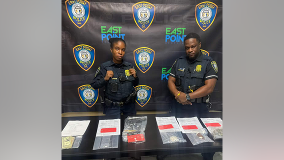 Woman arrested after drugs found during East Point traffic stop