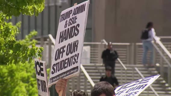 GSU students hold walkout, rally to protest ICE on campus