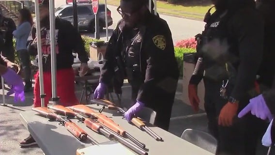 37 guns collected during City of South Fulton gun buyback event