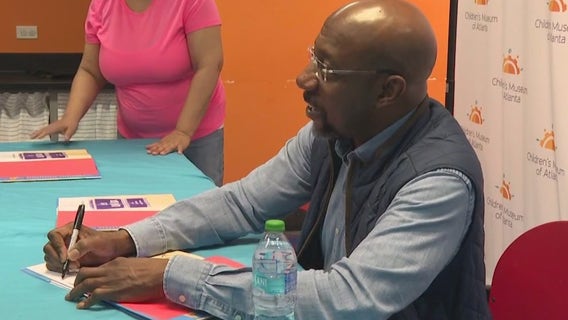 Sen. Warnock visits Children's Museum of Atlanta to share his book