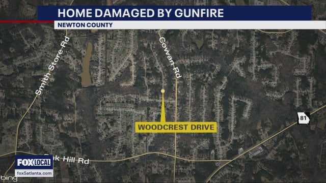 Who opened fire on a Newton County home early Saturday morning?
