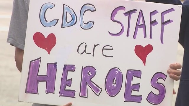 CDC job cut protests continue; Rep. Williams joins demonstration