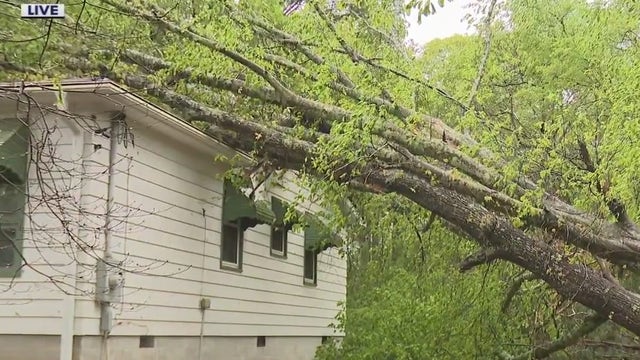 Tornado believed to have touched down in Spalding County on Monday