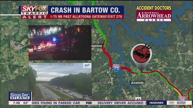 I-75NB Bartow crash: Lanes reopen after early morning crash