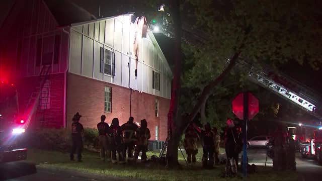 Families displaced after fire reignites at DeKalb County apartments