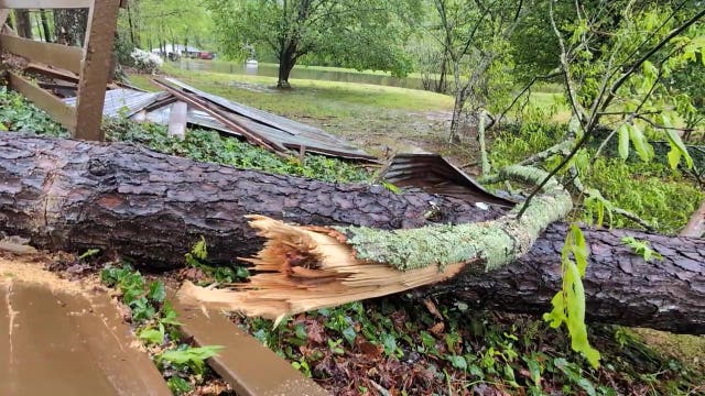 Georgia severe weather: Cleanup begins, flood watch remains in effect
