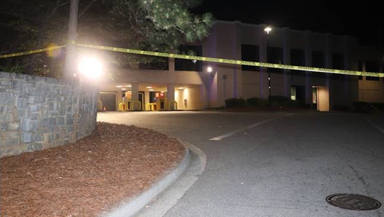 Gwinnett County Police investigate a deadly shooting near the intersection of Shackleford Road and Steve Reynolds Boulevard on April 3, 2025.