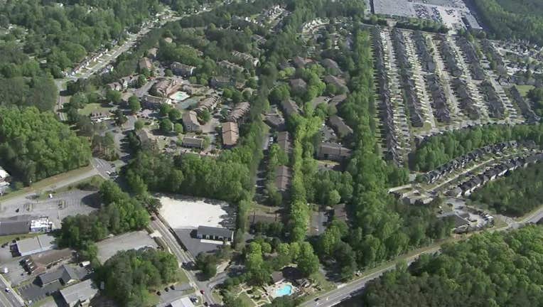Police responded to a deadly double shooting along Evergreen Way in Stockbridge on April 16, 2025.
