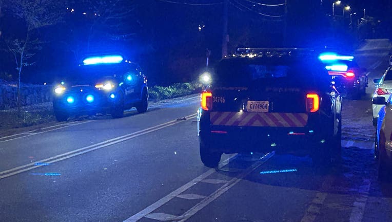 Police investigate a shooting at the Trestletree Village Apartments along Eloise Court in the Ormewood Park neighborhood of Atlanta on April 2, 2025.