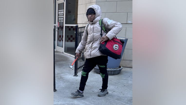 The Atlanta Police Department want this man for a hammer attack in Midtown Atlanta on Feb. 25, 2025.