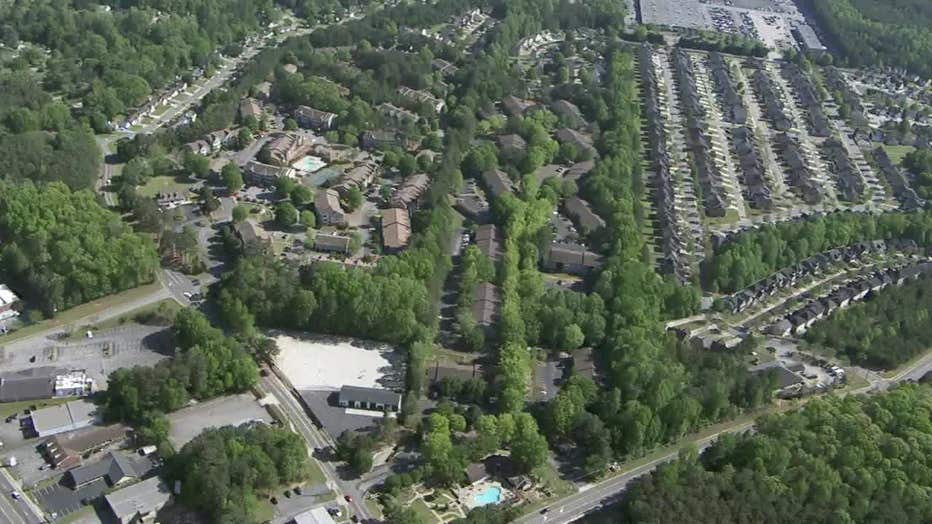 Police responded to a deadly double shooting along Evergreen Way in Stockbridge on April 16, 2025.
