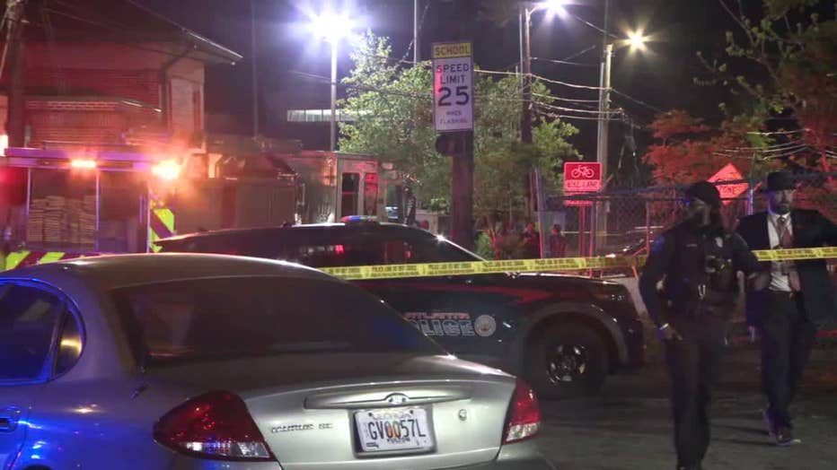 Atlanta police are investigating a deadly shooting near the corner of Lee Street and Avon Avenue on April 16, 2025.