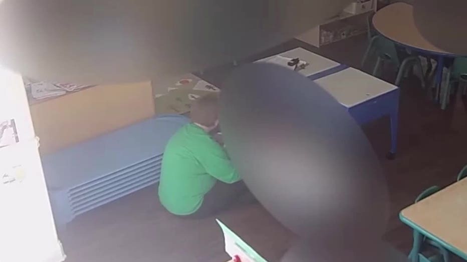 Video release by the Coweta County Sheriff’s Office shows the moments leading up to when investigators say a daycare worker body slammed a child.