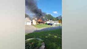 Heroic firefighters rescue two dogs from blaze in Cherokee County