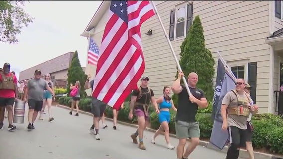 Shepherd’s Men march 12 miles to honor veterans, raise funds for SHARE program