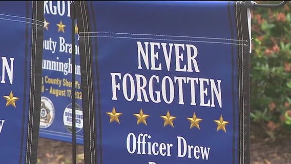Honoring Georgia's fallen: A traveling memorial wall pays tribute to 876 officers