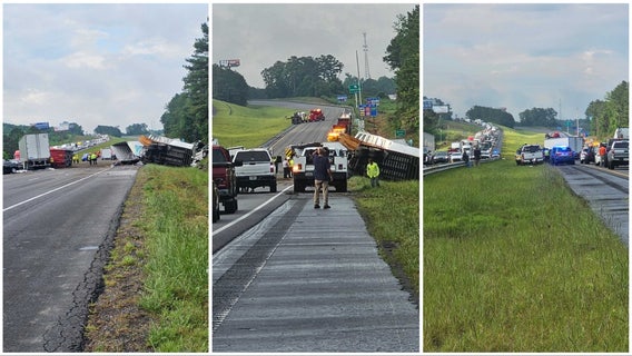 3 dead in multi-vehicle crash on I-75SB near Calhoun, drivers react