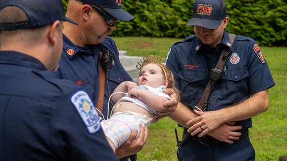 White County toddler survives near-drowning, welcomed home by first responders