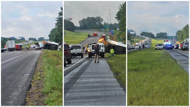 3 dead in multi-vehicle crash on I-75SB near Calhoun, drivers react