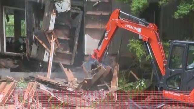 Blighted property on Shell Bark Road in DeKalb County demolished