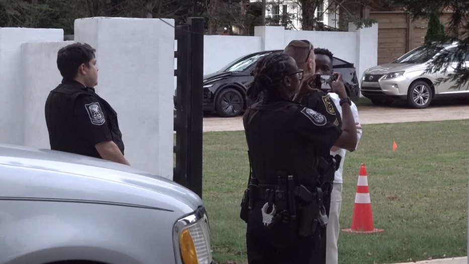 An upset neighbor summoned DeKalb County police to a party at Brock Shorter’s home on Sunday, but officers left without taking any action. (FOX 5)