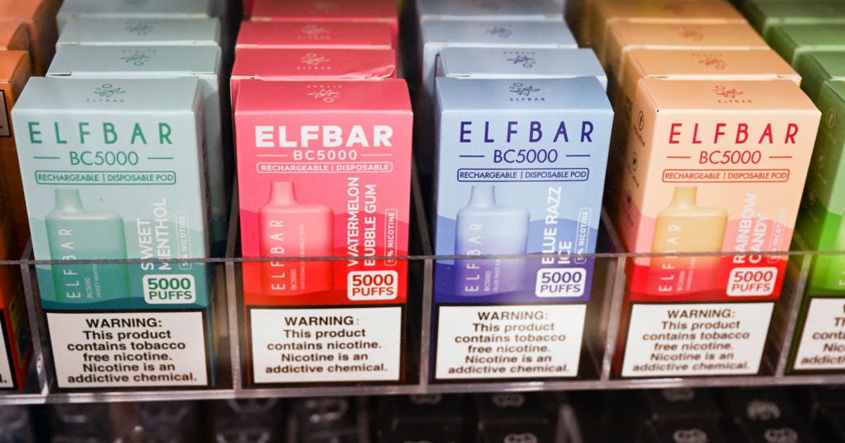 elf bar vape uk Georgia Peach – RAZ Disposable Vape