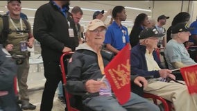 World War II veterans depart for D-Day commemoration events in Normandy