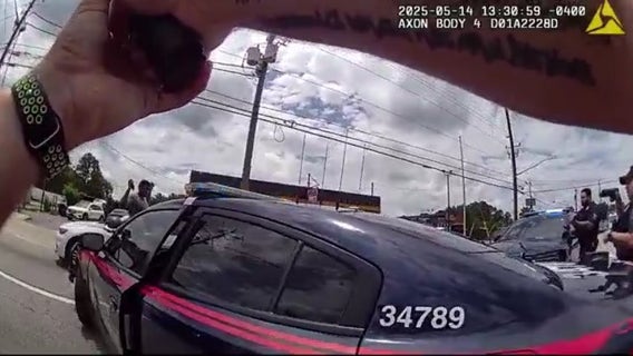 Video: Atlanta police arrest wanted suspect Sanchez Turner in felony traffic stop