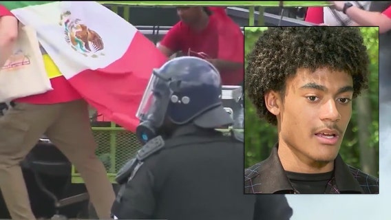 DeKalb teen says he was wrongfully arrested while trying to go to the gym during protest