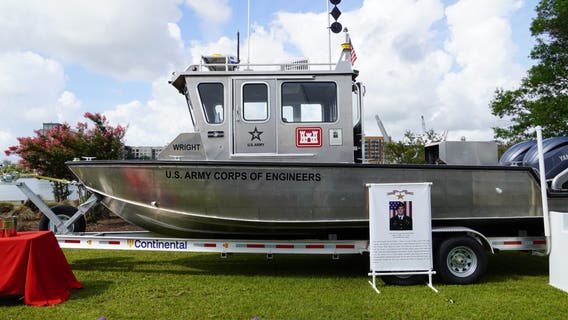 Army Corp dedicates new survey vessels to Georgia soldiers killed in action