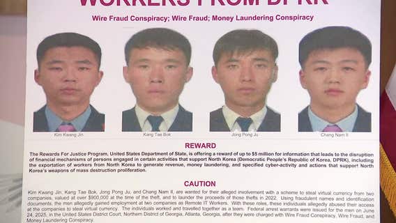 North Korean nationals wanted in cryptocurrency embezzlement scheme; $5M reward