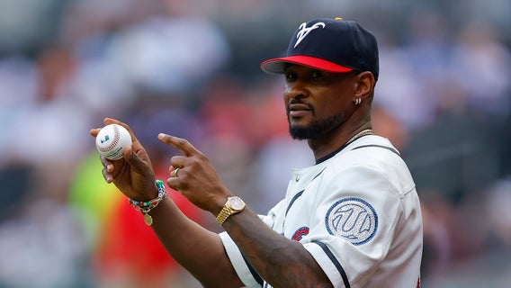 Usher takes the mound: Atlanta Braves Celebrate 'Usher Night' at Truist Park