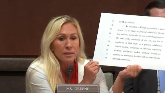 MTG says again she will oppose Trump's Big Beautiful Bill over AI provision