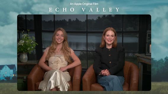 'Echo Valley' stars Julianne Moore and Sydney Sweeney talk 'chaotic' fight scene