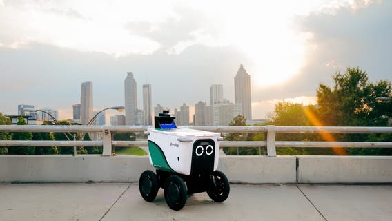 Uber Eats launches new robot delivery service in Atlanta