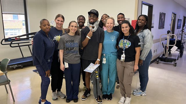 'The Wire' actor Tray Chaney's son 'graduates' from Shepherd Center