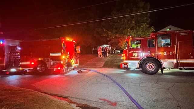 Prayer candle starts fire overnight at Brookhaven home