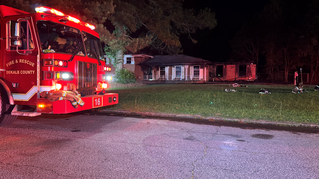 2 women hospitalized after overnight house fire in DeKalb County