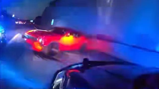 WATCH: Sandy Springs police chase, PIT Dodge Challenger