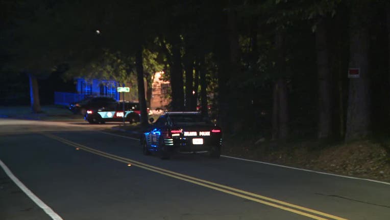 Police investigate a deadly shooting of a teenager along Fairlock Lane NW in Atlanta on June 6, 2025.