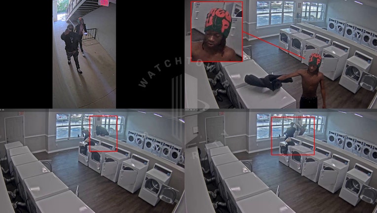 The Atlanta Police Department released this image showing two men investigators would like to speak with regarding an armed carjacking along Greenhaven Drive SE in the East Lake neighborhood on June 21, 2025.